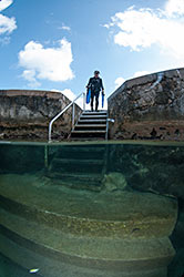 Shore diving at Scuba Club Cozumel